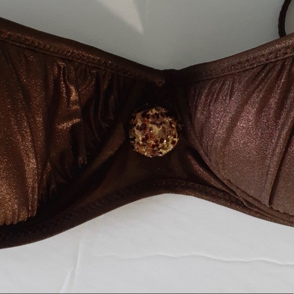 NWOT Apsara Bianca Balconet Topaz Bikini Size Large - Picture 2 of 9